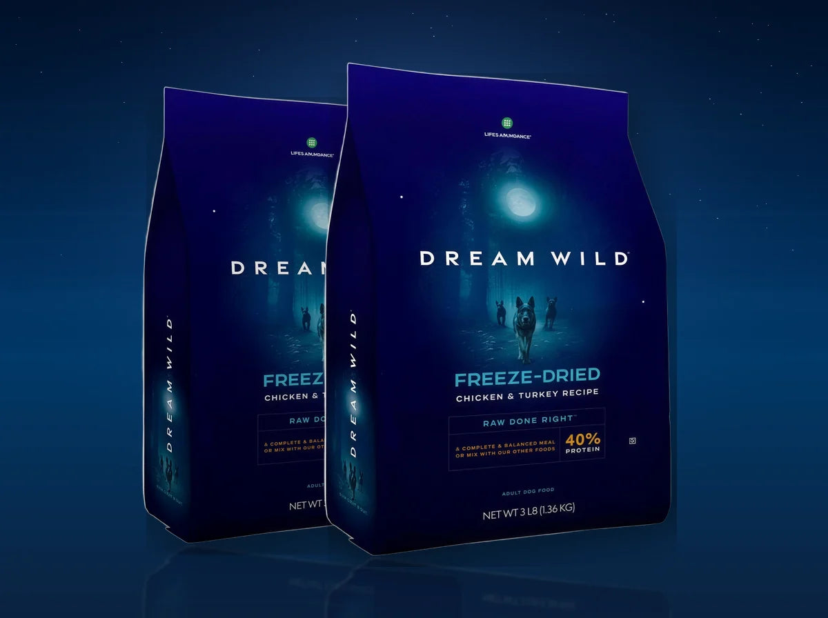 Dream Wild™ Freeze-Dried Chicken & Turkey Recipe Adult Dog Food - 3 lb