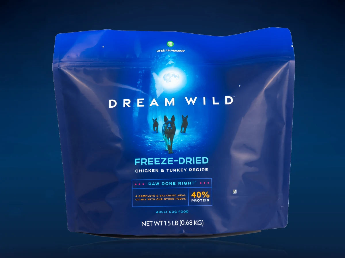 Dream Wild™ Freeze-Dried Chicken & Turkey Recipe Adult Dog Food - 1.5 lb